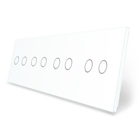 Panel szklany 2+2+2+2 biały WELAIK