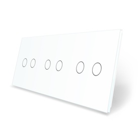 Panel szklany 2+2+2 biały WELAIK