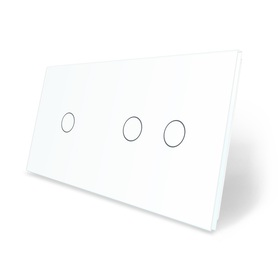 Panel szklany 1+2 biały WELAIK